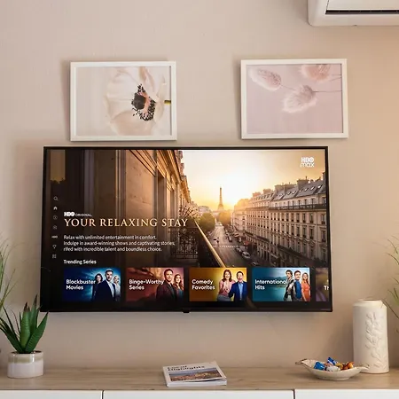 Family - Hbo & Free Parking شقة Paralía
